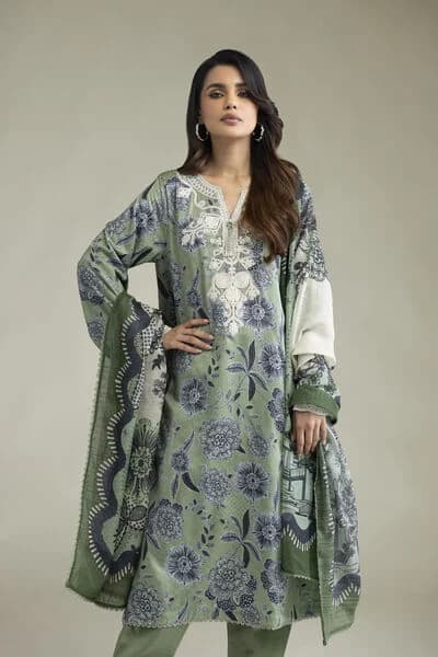 Sage Indigo Floral — atelier photograph